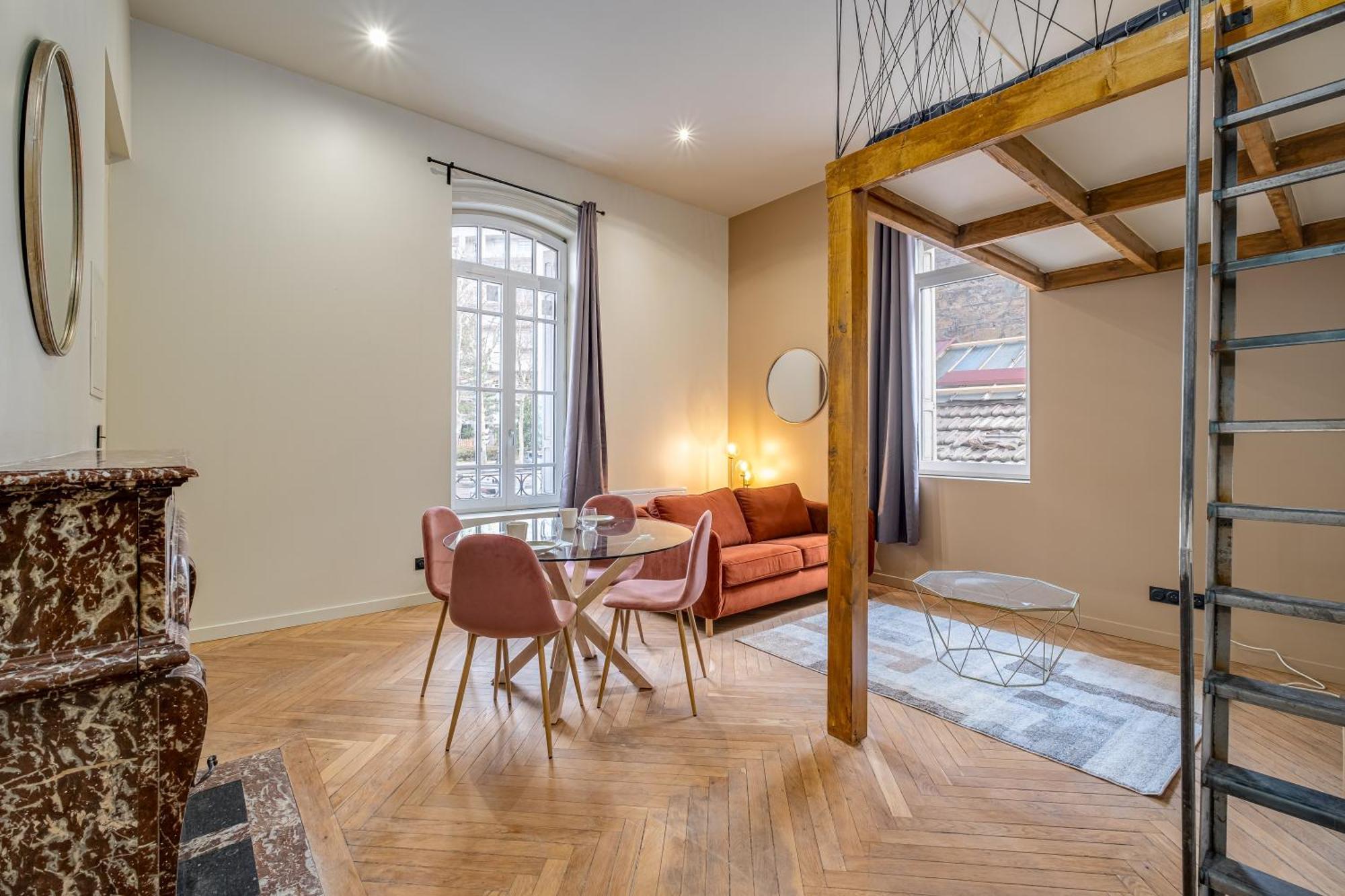 Le Poudre Cours Fauriel Magnifique Appartement 생테티엔 외부 사진